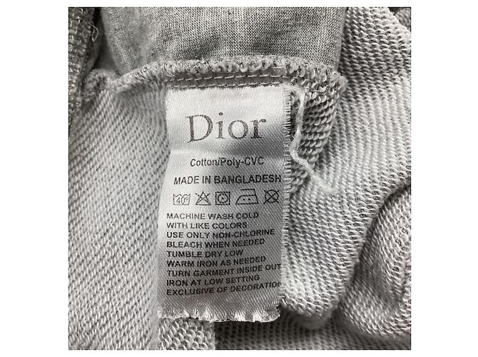 Pantalones de chándal Dior Logo en algodón gris - vista 5
