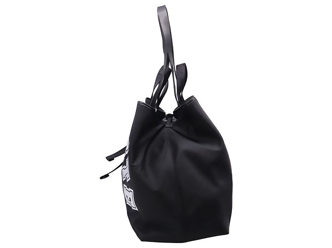 Off White Borsa Tote Off-White Large Classic Day Off in nylon nero - vista 3