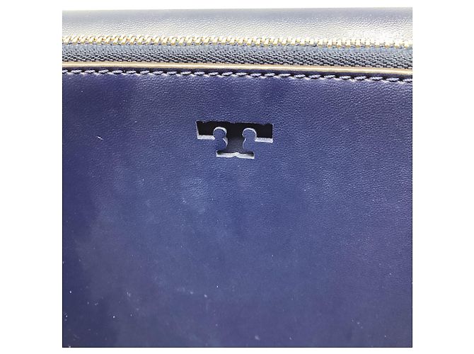 Borsa a tracolla Tory Burch Block T in pelle di vitello bianca - vista 10