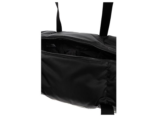 Borsa da viaggio Moncler nera in nylon - vista 3