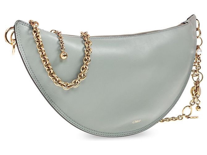 Borsa a tracolla Chloé Icons blu in pelle - vista 2