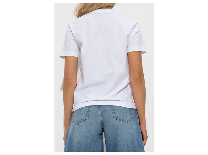 Camiseta Jacquemus de algodón con monograma J bordado Blanco - vista 2