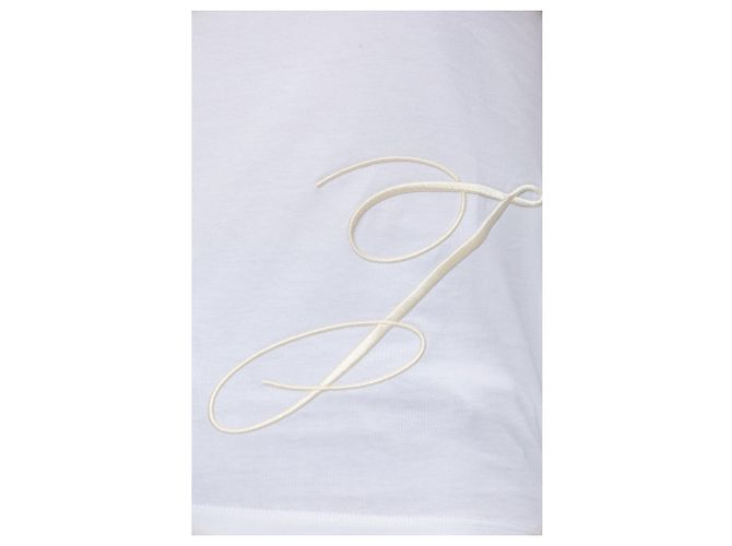 Camiseta Jacquemus de algodón con monograma J bordado Blanco - vista 3