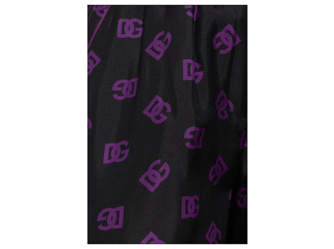 Dolce & Gabbana Seidenhose mit Monogramm - Ansicht 3