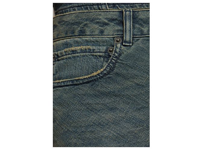 Falda midi vaquera azul Balenciaga - vista 3