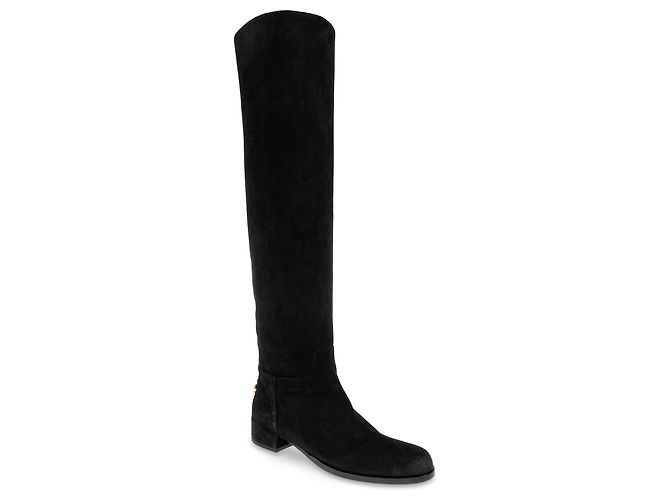 Botas altas de cuero negro Dolce & Gabbana - vista 2