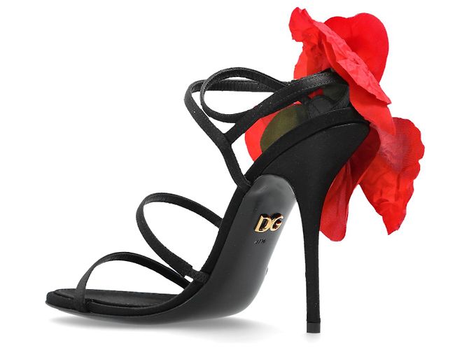 Dolce & Gabbana Sandali con tacco e applicazione - vista 2