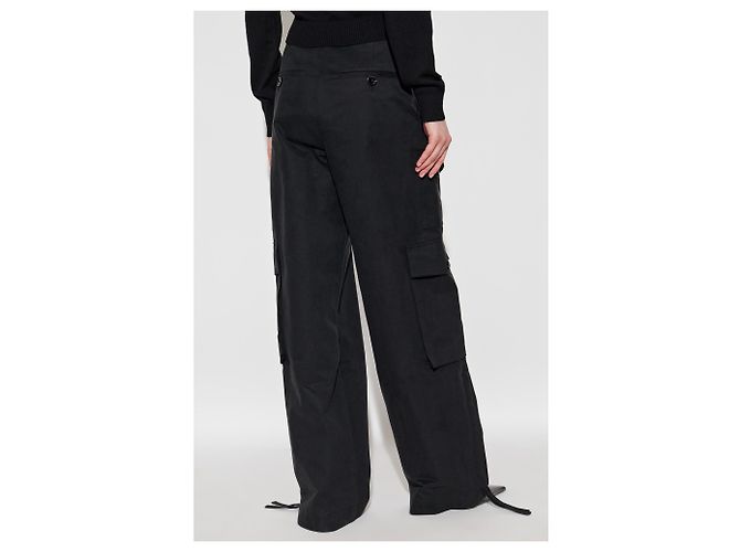 Dolce & Gabbana Pantaloni cargo neri in cotone - vista 2