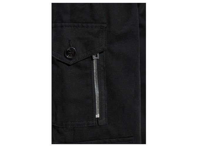 Dolce & Gabbana Pantaloni cargo neri in cotone - vista 3