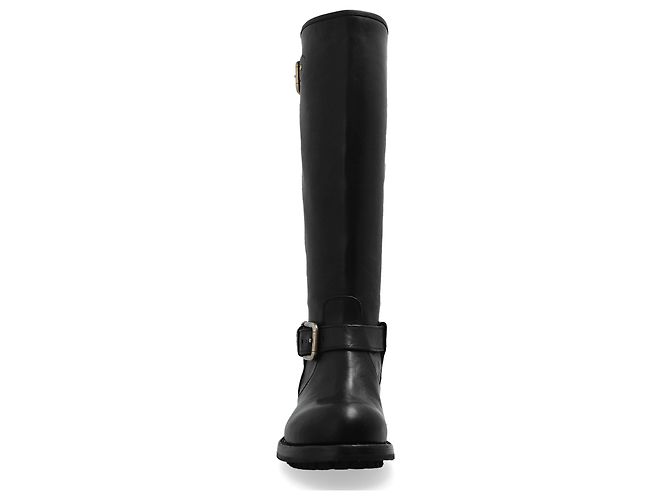Botas altas de cuero negro Dolce & Gabbana - vista 4