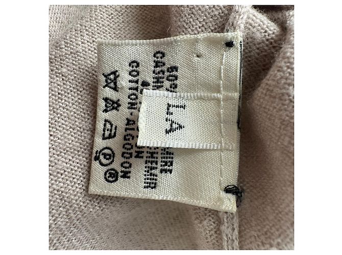 Hermès Knopf-Strickcardigan aus braunem Cashmere - Ansicht 6