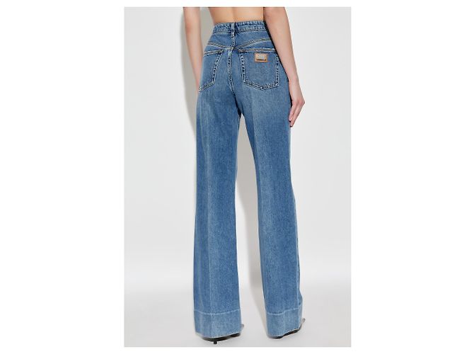 Vaqueros de corte recto en denim azul Dolce & Gabbana - vista 2