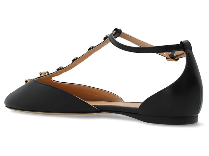 Bailarinas Chloé Celeste de cuero negro - vista 2