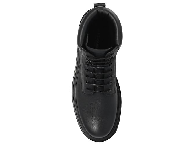 Dolce & Gabbana Leather Ankle Boots Black - view 4
