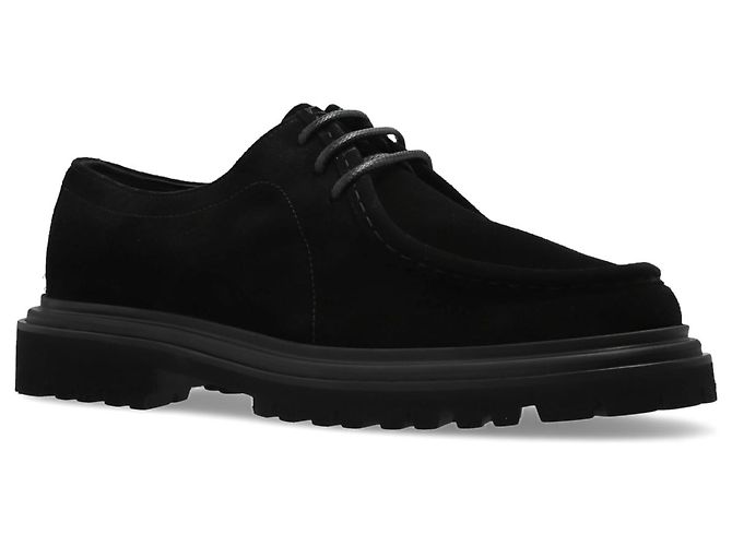 Scarpe derby in suede nero Dolce & Gabbana - vista 2