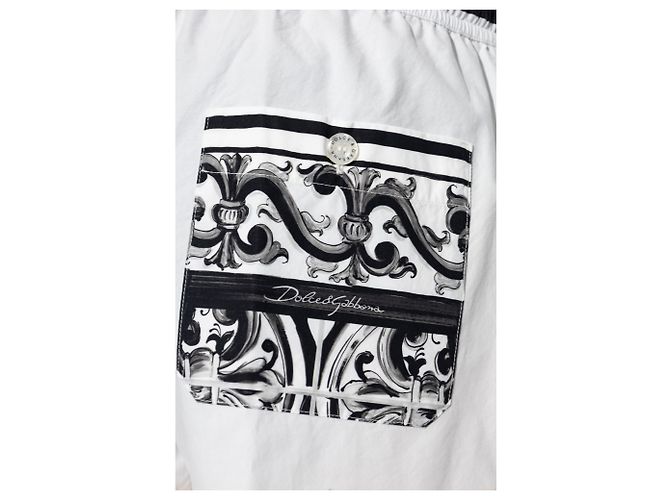 Dolce & Gabbana Pantaloncini in cotone con stampa - vista 3