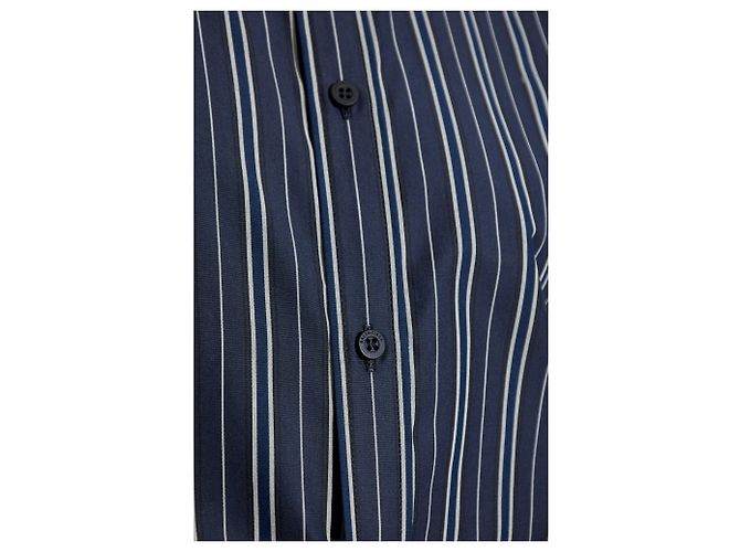 Balenciaga Camisa con estampado de rayas - vista 3
