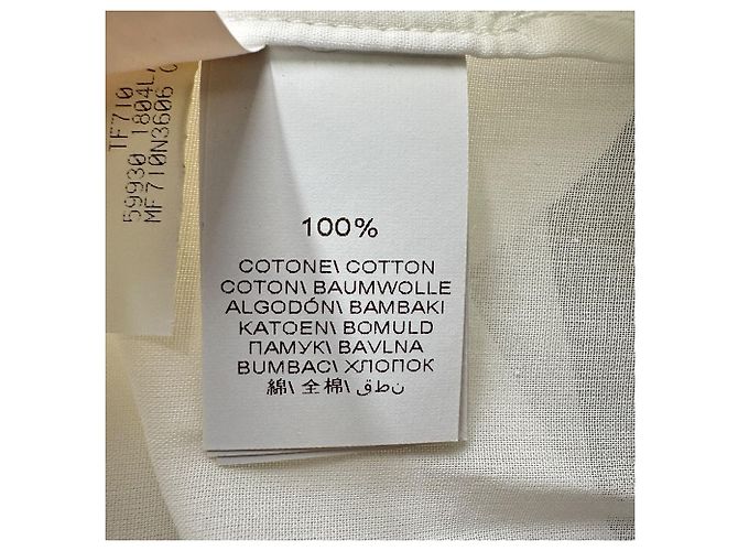 Camisa de botones ocultos Brunello Cucinelli en algodón blanco - vista 6