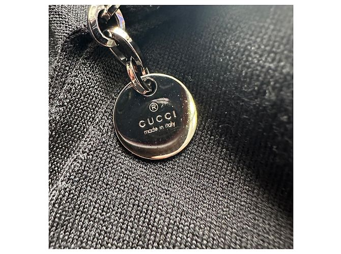Gucci Pullover mit Ketten-Akzent aus schwarzer Wolle - Ansicht 5