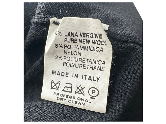 Gucci Pullover mit Ketten-Akzent aus schwarzer Wolle - Ansicht 6