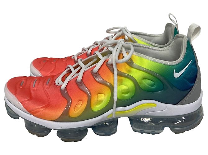 Sneakers Nike Air VaporMax Plus in nylon multicolore - vista 3