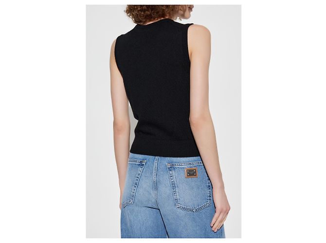 Dolce & Gabbana Weste aus Kaschmir und Wolle Schwarz - Ansicht 2
