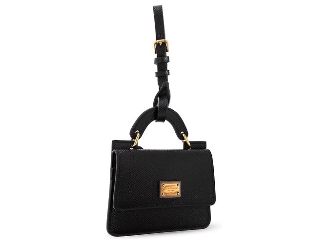 Portacarte Dolce & Gabbana in pelle nera - vista 2