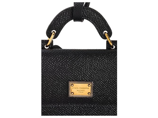 Portacarte Dolce & Gabbana in pelle nera - vista 3