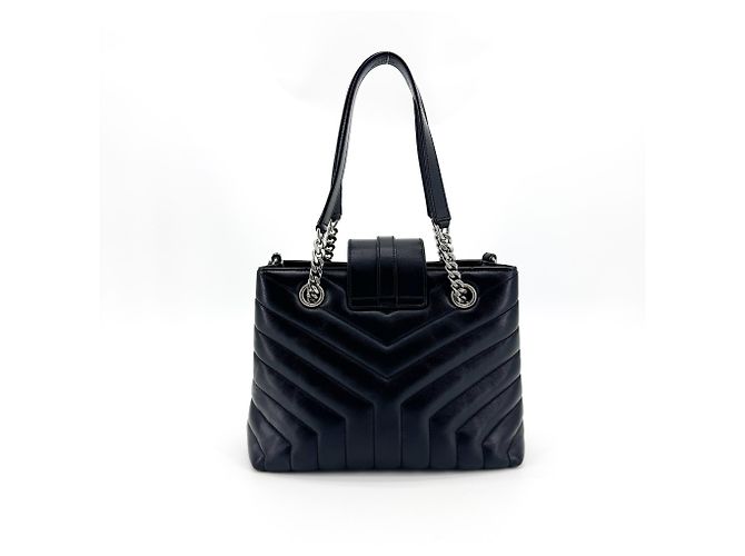 Autre Marque Saint Laurent Loulou Matelasse Chevron Leather Small - vista 2