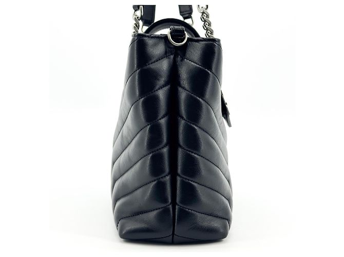 Autre Marque Saint Laurent Loulou Matelasse Chevron Leather Small - vista 4