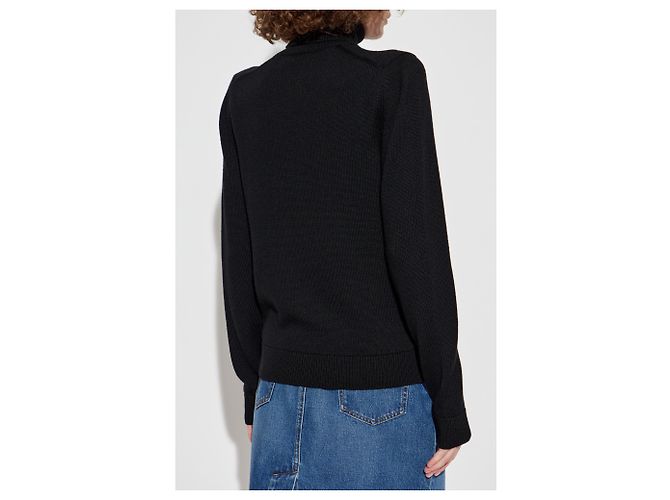 Dolce & Gabbana Rollkragenpullover aus Wolle Schwarz - Ansicht 2