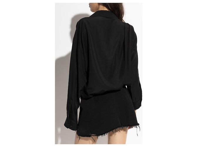 Balenciaga Camicia con logo ricamato - vista 2
