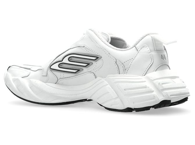 Baskets Balenciaga MONDAY blanches - vue 3