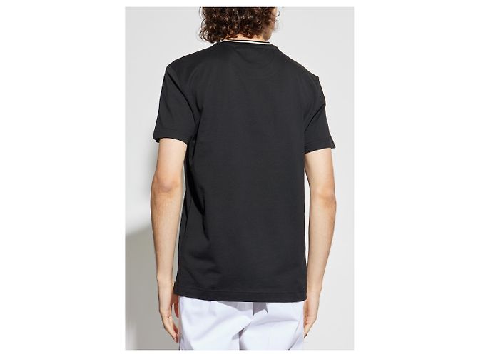 T-shirt con taschino Dolce & Gabbana nera in cotone - vista 2