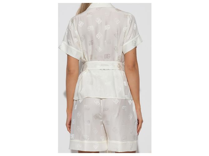 Dolce & Gabbana Camicia a maniche corte in seta - vista 2