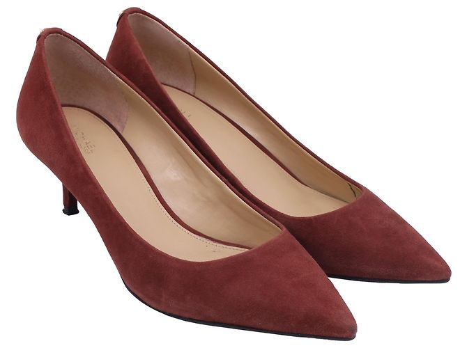 Décolleté a punta Michael Michael Kors in camoscio rosso - vista 3