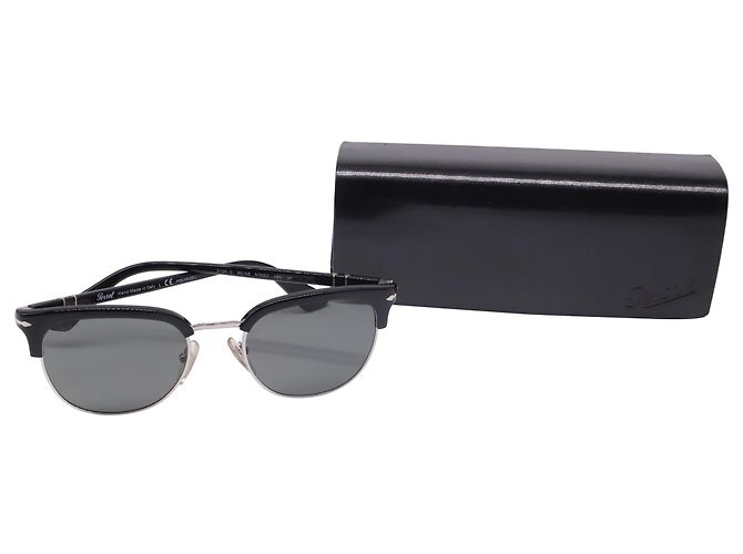 Occhiali da sole Persol 3105S Wayfarer in acetato nero - vista 5