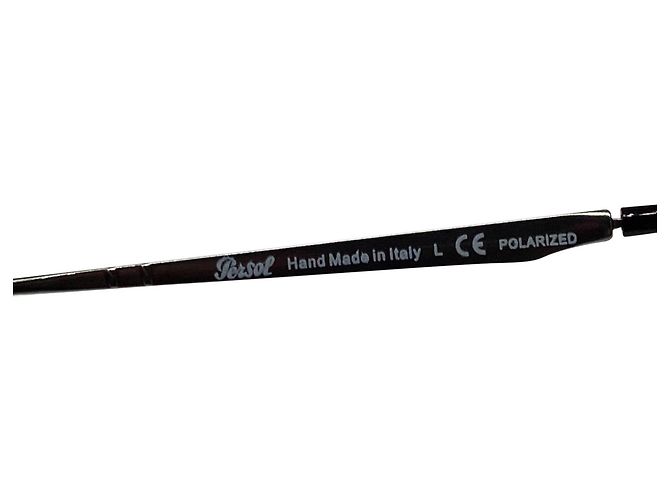 Occhiali da sole Persol Calligrapher Edition 3165S in acetato nero - vista 8