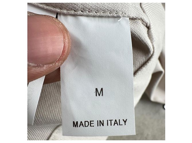 Gabardina con cinturón y bolsillos Brunello Cucinelli en algodón beige - vista 5