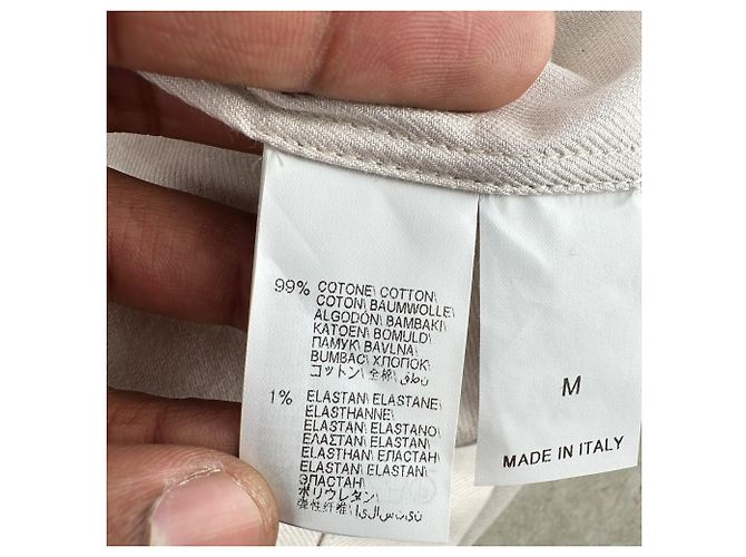 Gabardina con cinturón y bolsillos Brunello Cucinelli en algodón beige - vista 6
