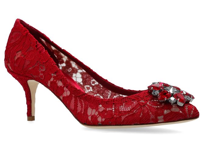 Dolce & Gabbana Spitze High-Heel-Schuhe - Ansicht 2