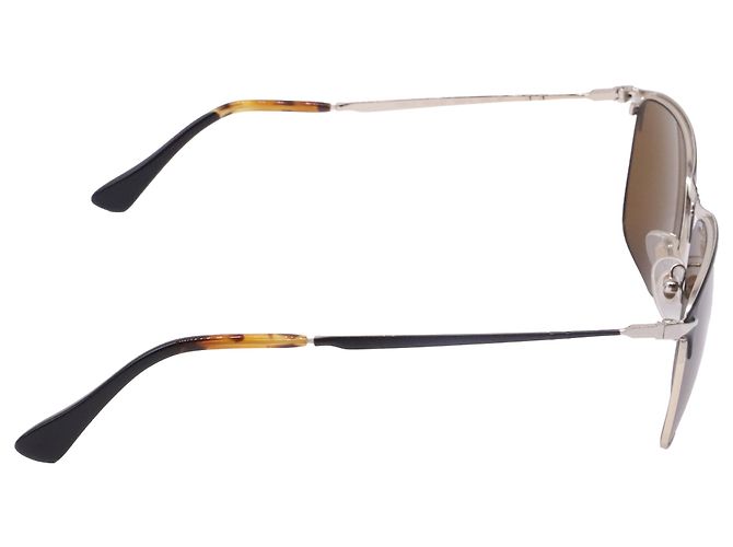 Occhiali da sole Persol 7359S Wayfarer in metallo nero - vista 2
