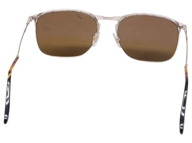 Occhiali da sole Persol 7359S Wayfarer in metallo nero - vista 4