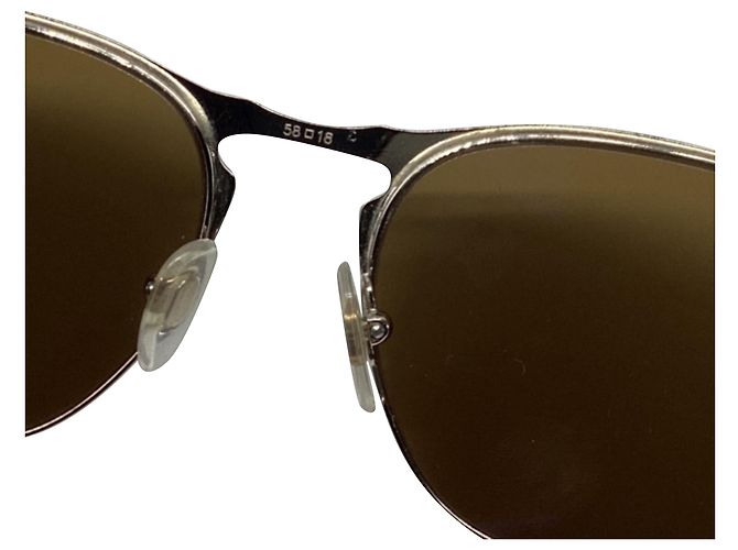 Occhiali da sole Persol 7359S Wayfarer in metallo nero - vista 8