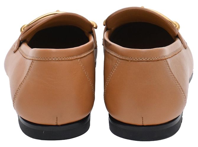 Mocassini Hermès Colette in pelle marrone - vista 3