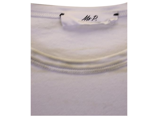 Autre Marque Camiseta estampada Mr. P en algodón blanco - vista 2