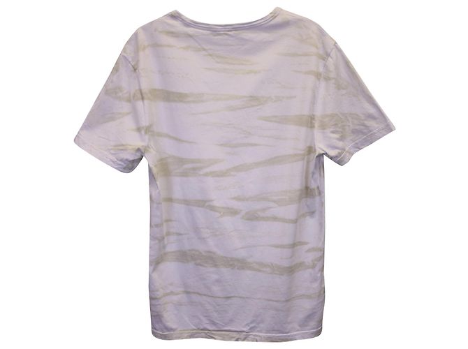 Autre Marque Camiseta estampada Mr. P en algodón blanco - vista 3