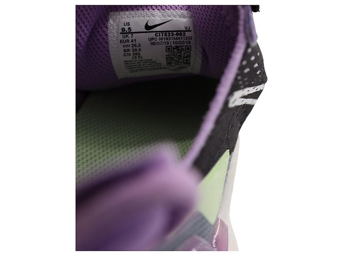 Nike React Vision Sneakers in Gravity Purple Volt Synthetic - Ansicht 6