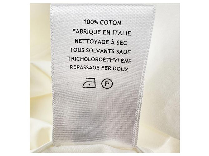 Camicia con bottoni nascosti Gabriela Hearst in cotone bianco - vista 6