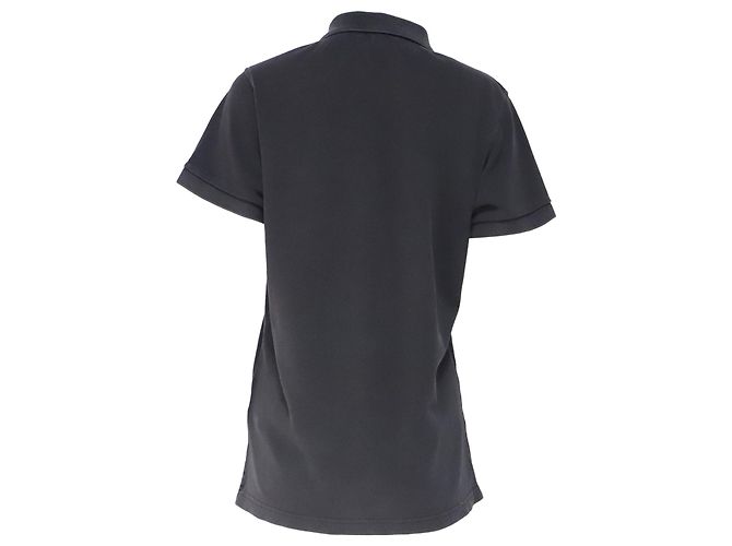 Polo Burberry House Check en algodón negro - vista 4